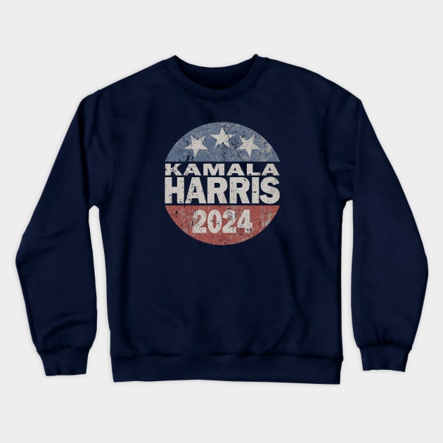 Vintage Kamala Harris 2024 Crewneck Sweatshirt by Etopix